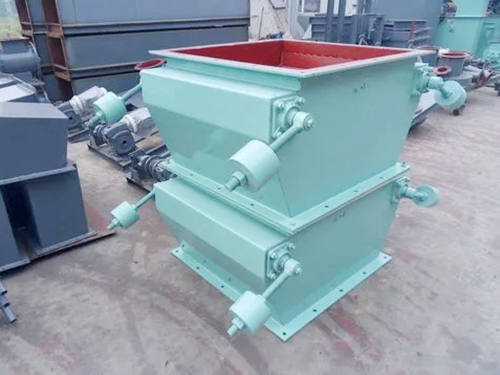 電動(dòng)雙層重錘翻板閥